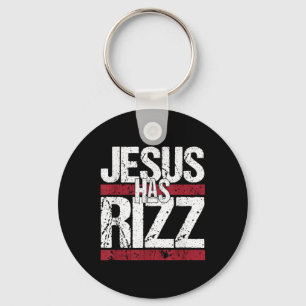 Jesus hat Rizz Christlicher Glaube Glaube Gott Schlüsselanhänger