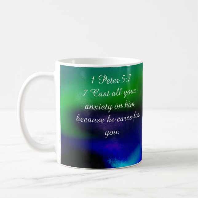 Jesus hat Sorge  Kaffeetasse (Links)