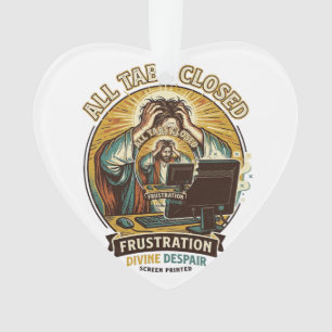 Jesus hat versehentlich alle Browser-Tabs geschlos Ornament