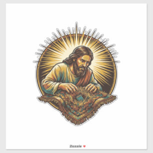 Jesus hat winzige SD-Karte fallen gelassen Verlore Aufkleber