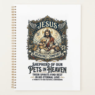 Jesus Haustier Gedenk Erinnerungs-Shirt Christlich Planer