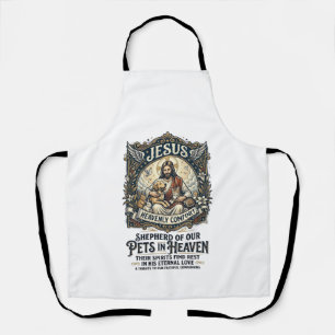 Jesus Haustier Gedenk Erinnerungs-Shirt Christlich Schürze