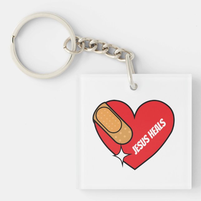 Jesus Heals Schlüsselanhänger (Vorderseite)
