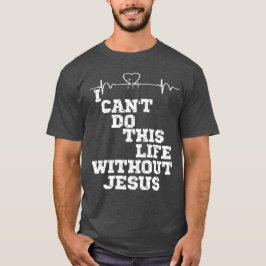 Jesus Heartbeat mit inspirierendem Christlichen Zi T-Shirt