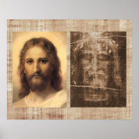 Jesus Heiliges Gesicht und das Tuch von Turin