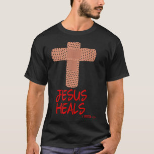 JESUS HEILT Christliches Kreuz Krankenschwester Mu T-Shirt