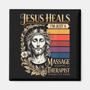Jesus heilt Ich bin nur ein Magier Therapeut Leihe Magnet