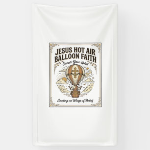 Jesus Heißluftballon Glaube Jesus Heißluftballon  Banner