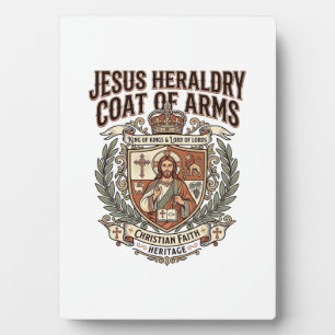Jesus Heraldik Wappen Jesus Heraldik Wappen Ar Fotoplatte