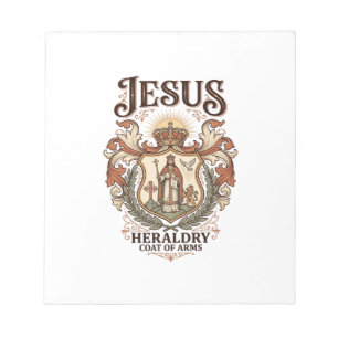 Jesus Heraldik Wappen Jesus Heraldik Wappen Ar Notizblock