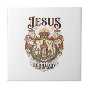 Jesus Heraldik Wappen Jesus Heraldik Wappen Jesus Fliese