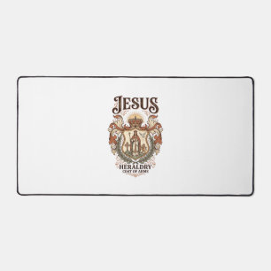 Jesus Heraldik Wappen Jesus Heraldik Wappen Jesus  Schreibtischunterlage
