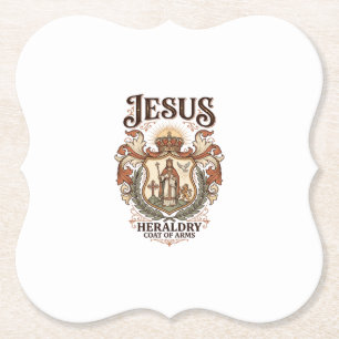 Jesus Heraldik Wappen Jesus Heraldik Wappen Jesus Untersetzer