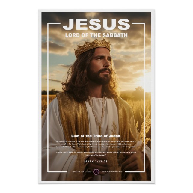 Jesus - Herr von Sabbat Poster (Vorderseite)