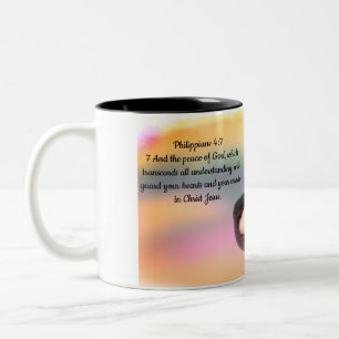 jesus herz zweifarbige tasse