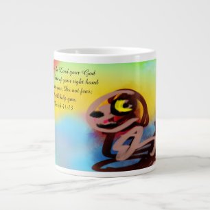 Jesus hier Jumbo-Tasse