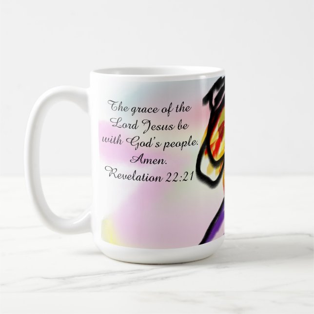 Jesus hier  kaffeetasse (Links)