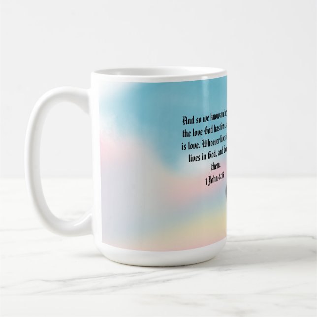 Jesus hier  kaffeetasse (Links)