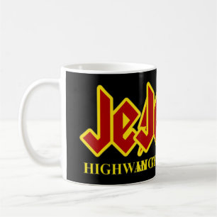 Jesus Highway to Heaven Funny Christliches T-Shirt Kaffeetasse