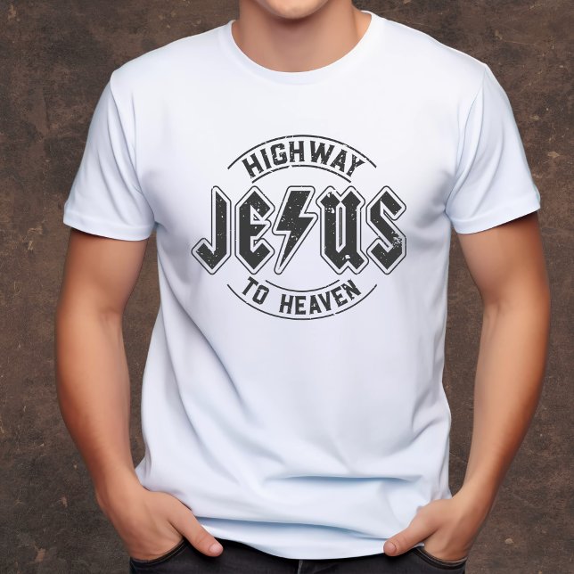 Jesus - Highway zum Christlichen Himmelsmann T-Shirt (Von Creator hochgeladen)