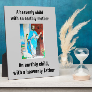 JESUS HIMMLISCH CHILD FOTOPLATTE