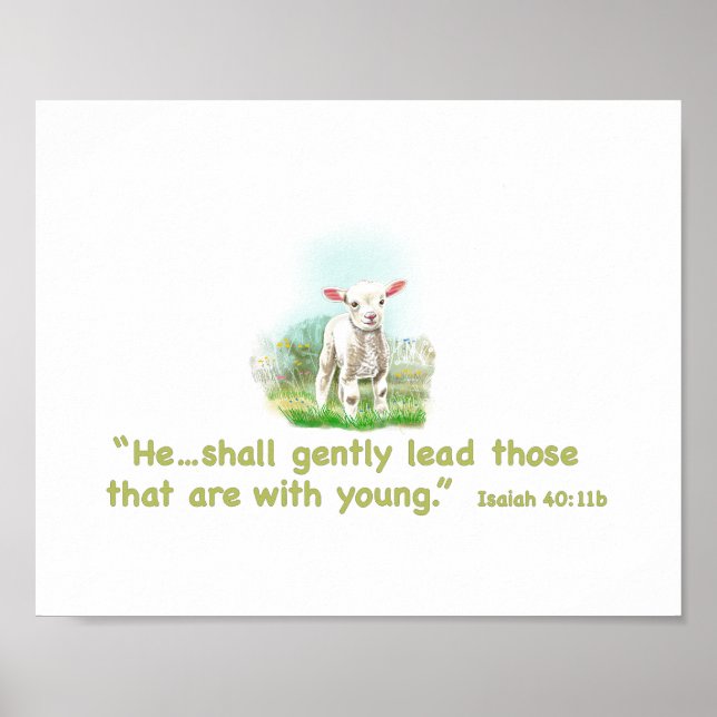 Jesus, Hirte mich Poster (Vorne)