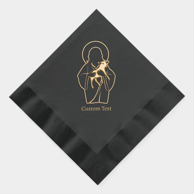 Jesus Hirte Servietten Mit Folie (Rechts)