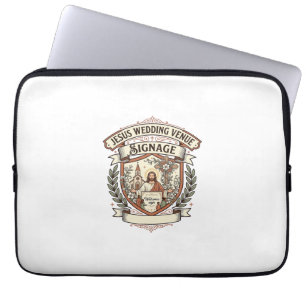 Jesus Hochzeitsort Schilder Jesus Hochzeitsort Si Laptopschutzhülle