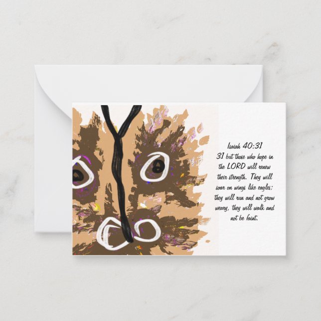 Jesus Hoffnung Mitteilungskarte (Vorderseite)