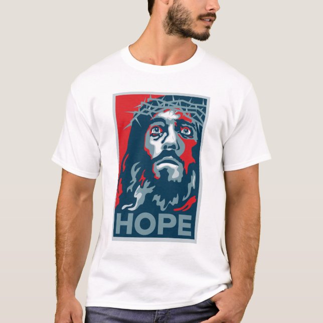 Jesus-Hoffnungs-Shirt T-Shirt (Vorderseite)