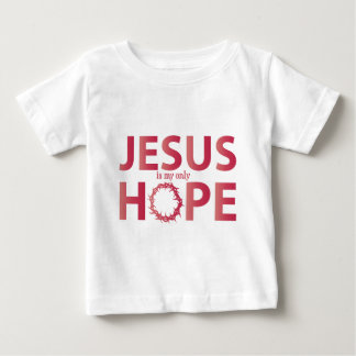 Jesus-Hoffnungslachssteigung Baby T-shirt