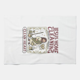 Jesus Home Reinigung Sauberes Herz Jesus Home Rein Geschirrtuch