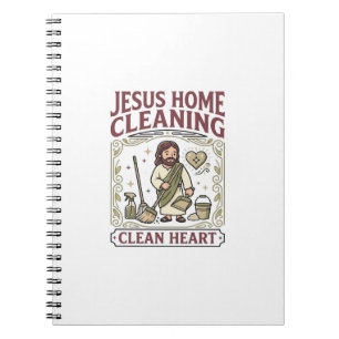 Jesus Home Reinigung Sauberes Herz Jesus Home Rein Notizblock