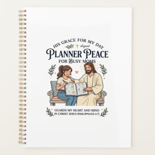 Jesus Homeschool Mom Planer-Shirt Glaube-basiertes Planer