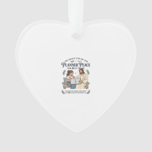 Jesus Homeschool Mutter Planer Shirt Glaubensbasie Ornament