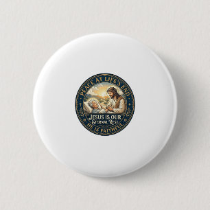 Jesus Hospiz Sterbebegleitung T-Shirt Christlich Button