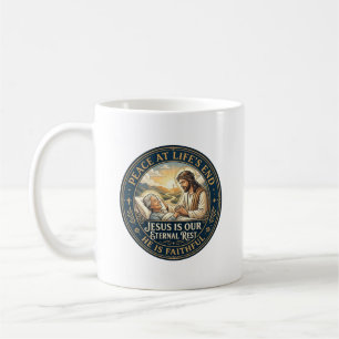 Jesus Hospiz Sterbebegleitung T-Shirt Christlich  Kaffeetasse