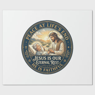 Jesus Hospiz Sterbebegleitung Trost-Shirt Christli Geschenkpapier