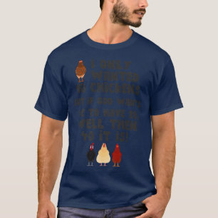 Jesus I Wollte nur 10 Hühner Witziger Bauer T-Shirt