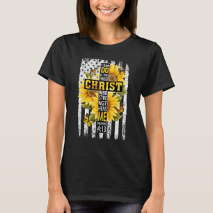 Jesus, ich kann alles durch Christus tun, der T-Shirt
