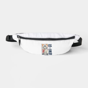 Jesus ich vertraue auf dich Divine Mercy Shirt Des Bauchtasche