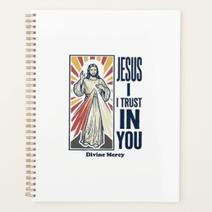 Jesus ich vertraue auf dich Divine Mercy Shirt Des Planer