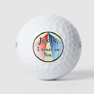 Jesus, ich vertraue auf dich: Göttliche Barmherzig Golfball