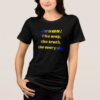 Jesus: Ihre tägliche Richtung Tri-Blend Shirt