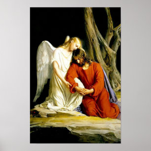 Jesus im Garten des Gethsemane-Posters Poster