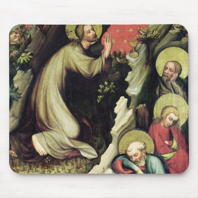 Jesus im Garten von Gethsemane Mousepad (Vorne)
