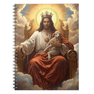 Jesus im Himmelreich Notizbuch Notizblock