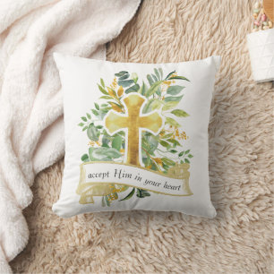 Jesus in deinem Herzen akzeptieren - Christlicher  Kissen
