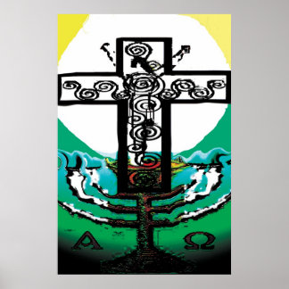 Jesus in der Eucharistin Poster