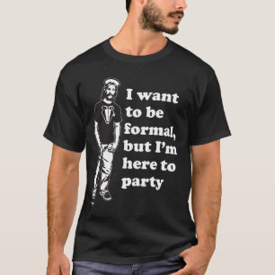 Jesus in einem Tuxedo - formal aber hier zum Party T-Shirt